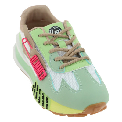 Кроссовки школьные Baden KPJ004-030 зелёный 01